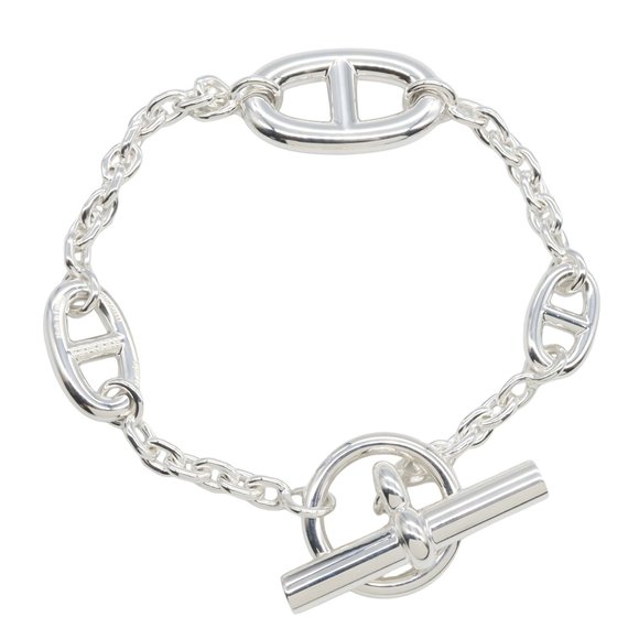 HERMES Silver Charm Bracelet - Picture 1 of 6